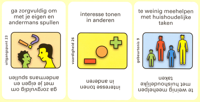 kaarten opvoedingsspel